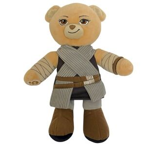 Build A Bear BAB Disney Star Wars Rey Brown Teddy Bear Plush Stuffed Animal 15"